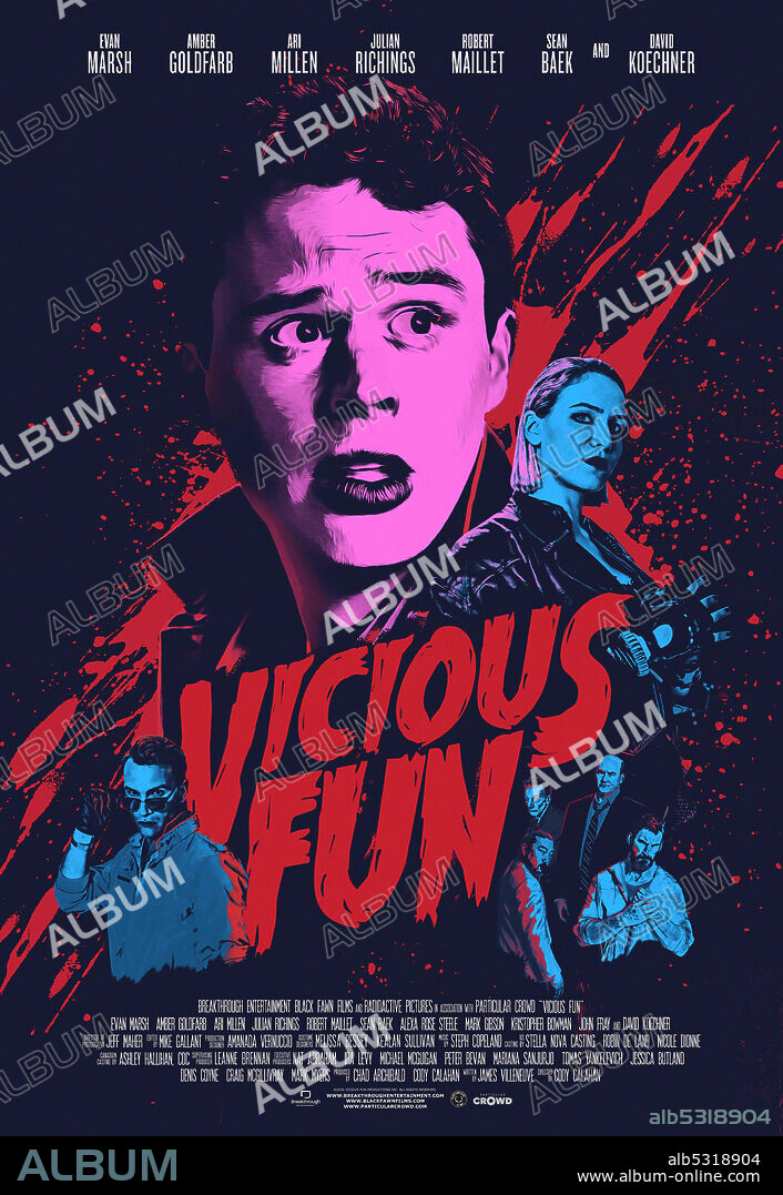 Poster of VICIOUS FUN, 2020, directed by CODY CALAHAN. Copyright Particular Crowd.