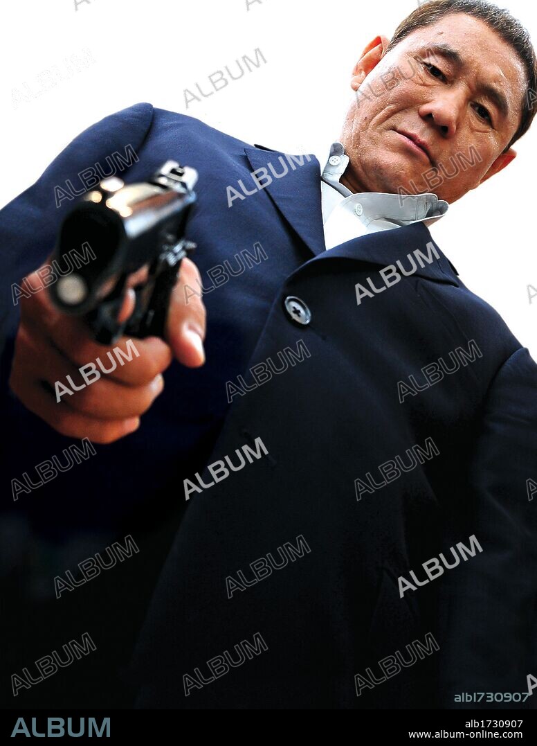 TAKESHI KITANO en OUTRAGÉ, 2010 (AUTOREIJI), dirigida por TAKESHI KITANO. Copyright BANDAI VISUAL COMPANY.
