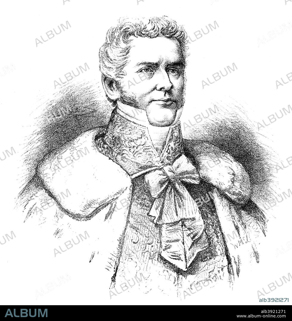 Lord Melbourne, British statesman, (1886). William Lamb, 2nd Viscount Melbourne (1779-1848) served as Prime Minister in 1834 and 1835-1841. A mentor to Queen Victoria, his most lasting memorial is the city of Melbourne, Australia, which was named after him in 1837. Wood engraving from 'Picturesque Atlas of Australasia, Vol I', by Andrew Garran, illustrated under the supervision of Frederic B Schell, (Picturesque Atlas Publishing Co, 1886).