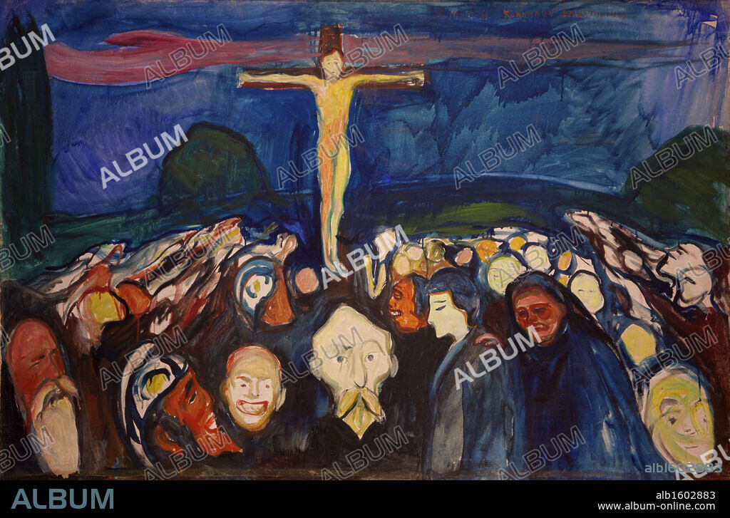 Golgotha by Edvard Munch, 1900, Norway, Oslo, The Munch Museum and Art Gallery.