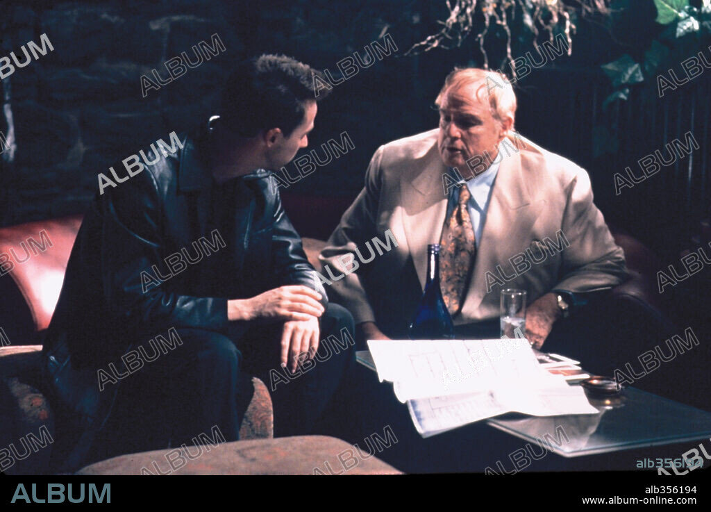 EDWARD NORTON et MARLON BRANDO dans THE SCORE, 2001, réalisé par FRANK OZ. Copyright MANDALAY PICTURES / CARUSO, PHILLIP.