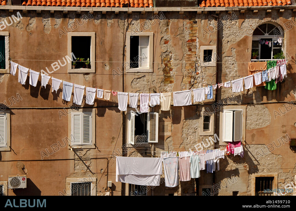 Ropa tendida. Dubrovnik. Croacia.