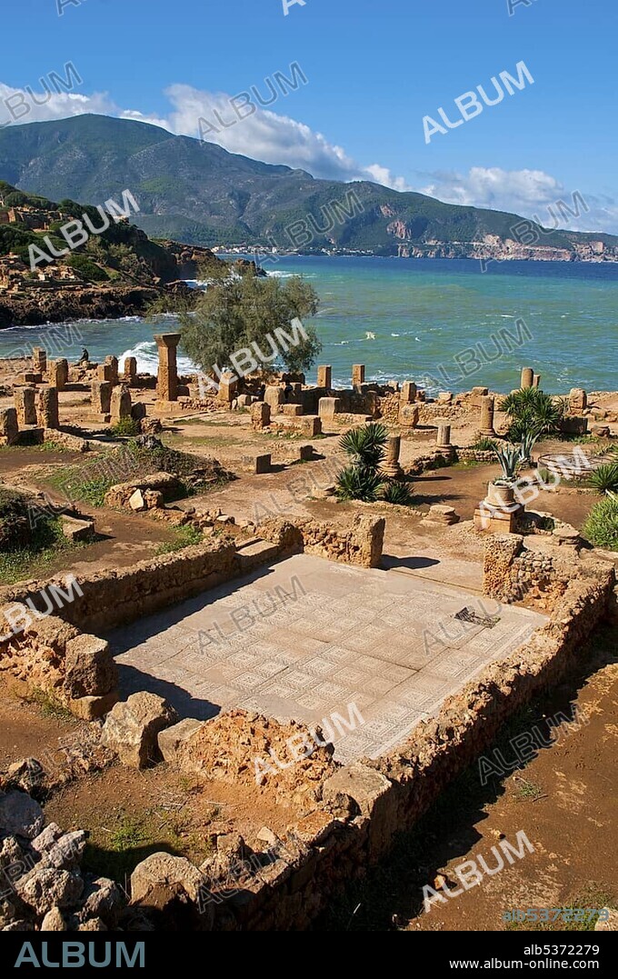 Roman ruins of Tipasa, UNESCO World Heritage Site, Algeria, Africa.