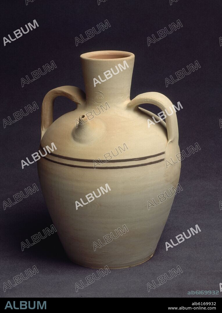 "BARRAL DE MONT" O BOTIJO DE CUELLO ANCHO CON DOS ASAS.