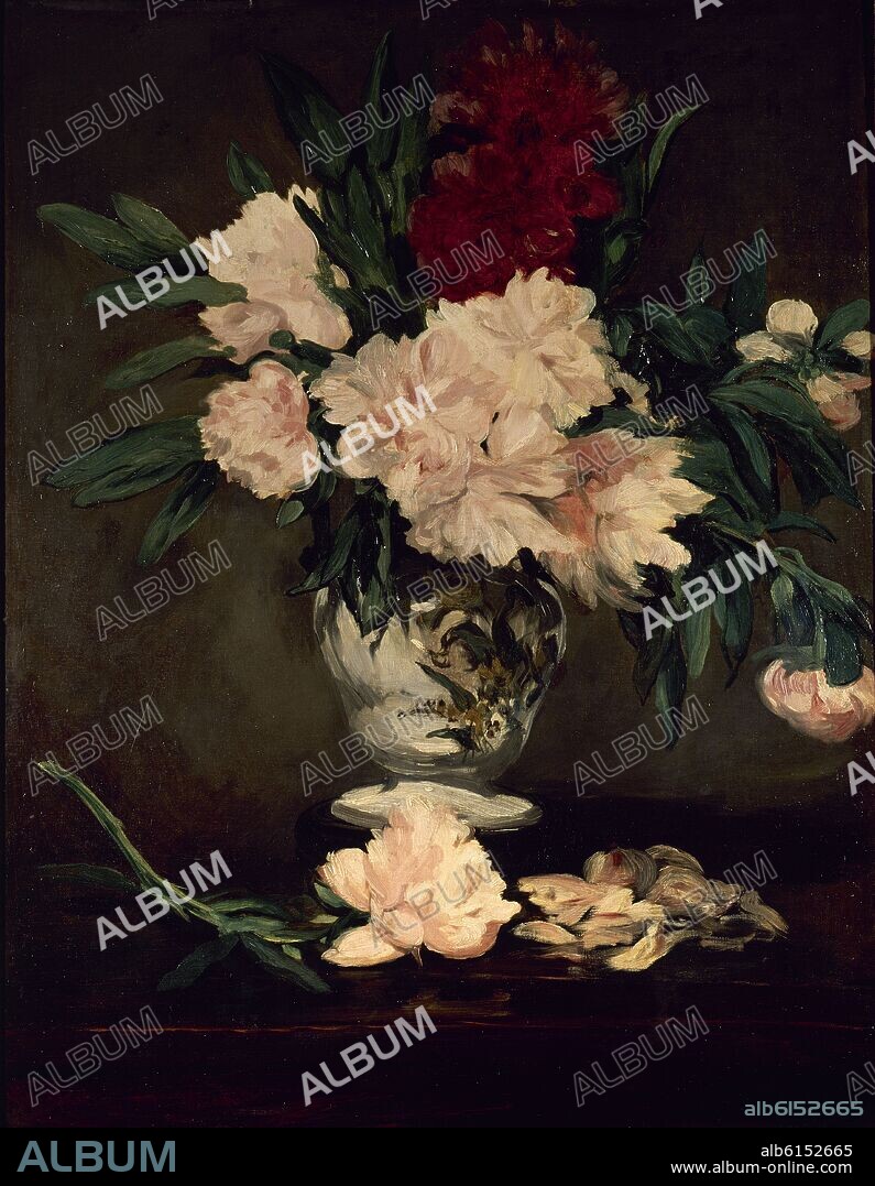 EDUARD MANET (1832-1883). RAMO DE FLORES - SIGLO XIX - IMPRESIONISMO FRANCES.
