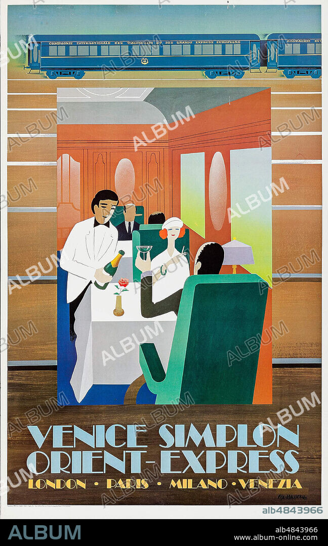 FIX MASSEAU (PIERRE FELIX). Venice Simplon Orient Express.