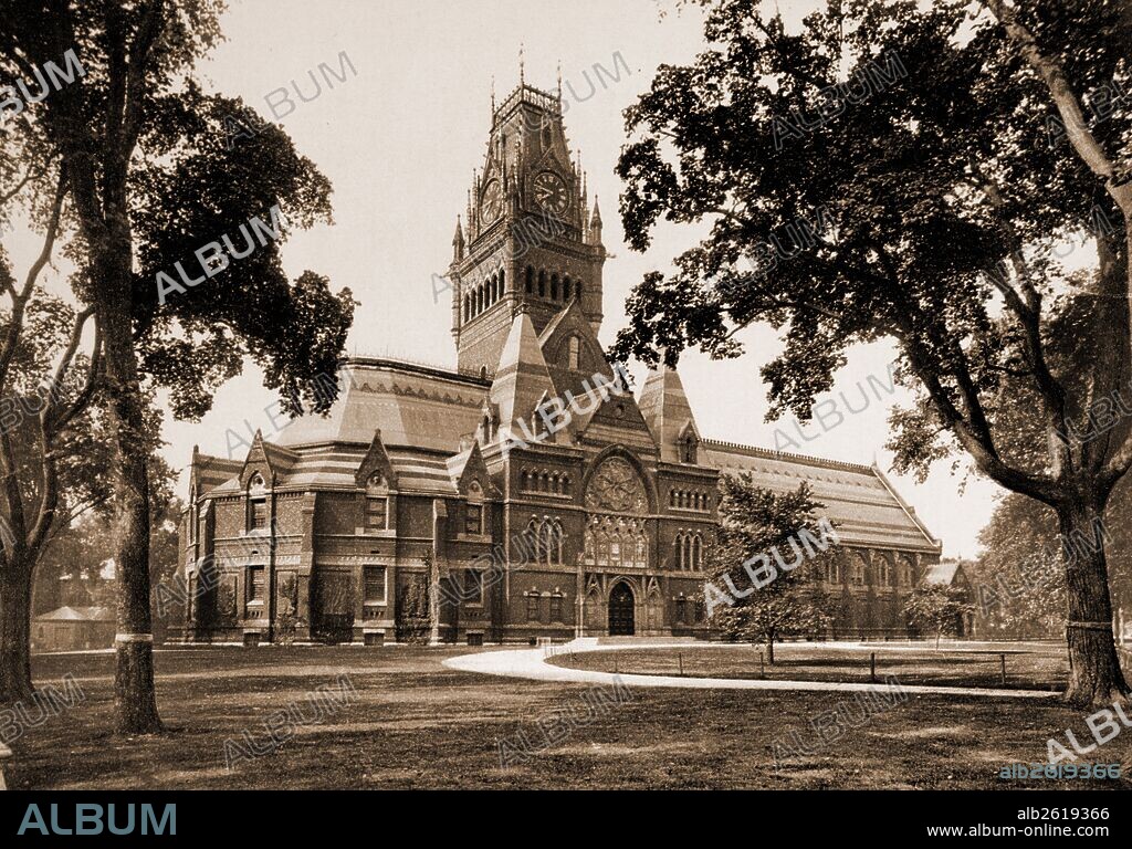 Memorial Hall, Harvard University, Harvard University, Univeristies & colleges, United States, Massachusetts, Cambridge, 1900.