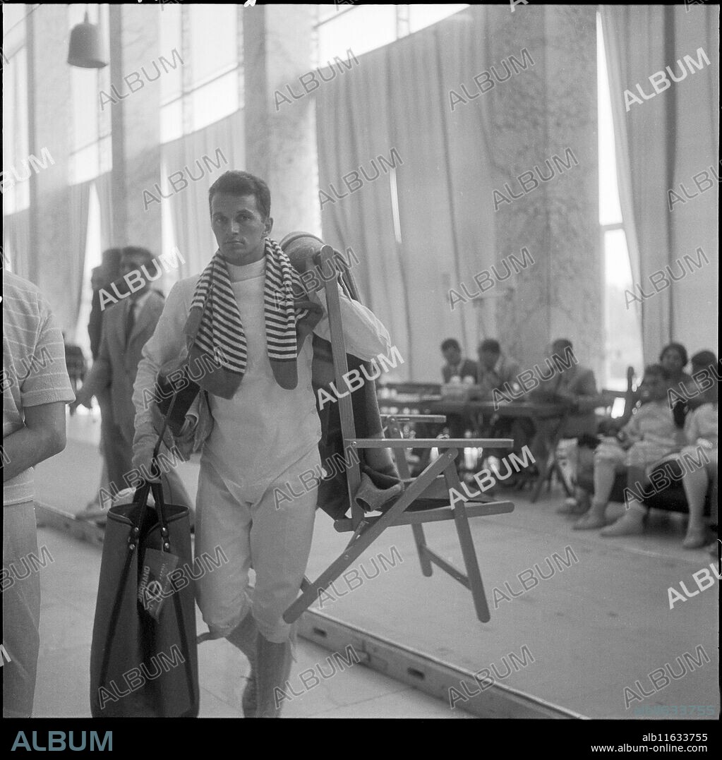 Olympic Games Rome 1960: The Modern Pentathlete Werner Vetterli.