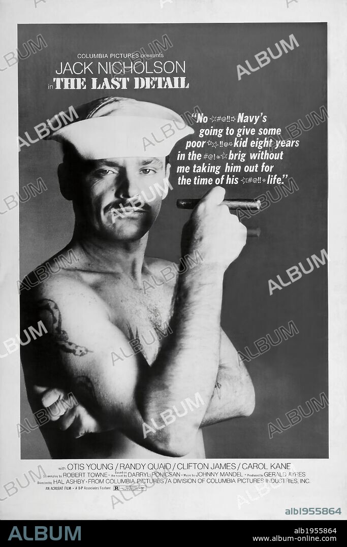 Poster of THE LAST DETAIL, 1973. Copyright COLUMBIA PICTURES.