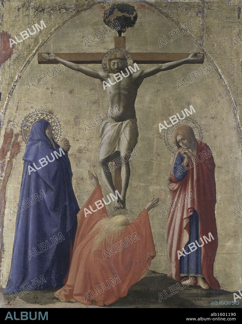 Crucifixion   Masaccio (1401-1428 /Florentine)   Capodimonte Gallery, Naples.