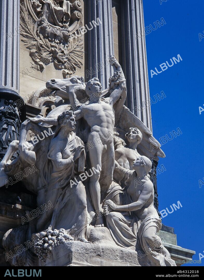 MIGUEL ANGEL TRILLES. Miguel Ángel Trilles / The Progress, Monument to Alfonso XII of Spain, Parque del Retiro.