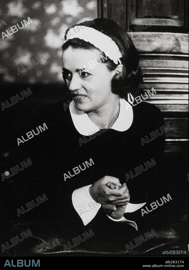 JEANNE MOREAU dans LE JOURNAL D'UNE FEMME DE CHAMBRE, 1964, réalisé par LUIS BUÑUEL. Copyright SPEVA/CINE ALLIANCE/FILM SONOR/DEAR.