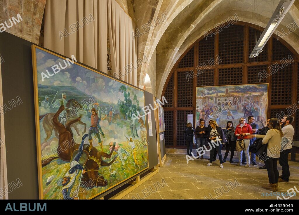 castillo de Bellver, Museo de Historia de la ciudad de Palma, siglo XIV, estilo gótico, Mallorca, balearic islands, Spain.