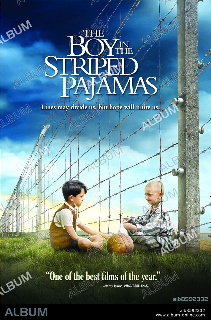 Plakat zu DER JUNGE IM GESTREIFTEN PYJAMA, 2008 (THE BOY IN THE STRIPED PYJAMAS), unter der Regie von MARK HERMAN. Copyright BBC FILMS/HEYDAY FILMS/MIRAMAX FILMS.