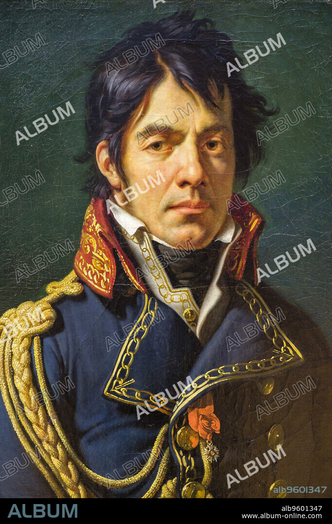 Retrato de Larrey , Anne-Louis Girodet de Roussy-Trioson, , principios del siglo XIX, Museo del Louvre,museo nacional de Francia, Paris, France,Western Europe.