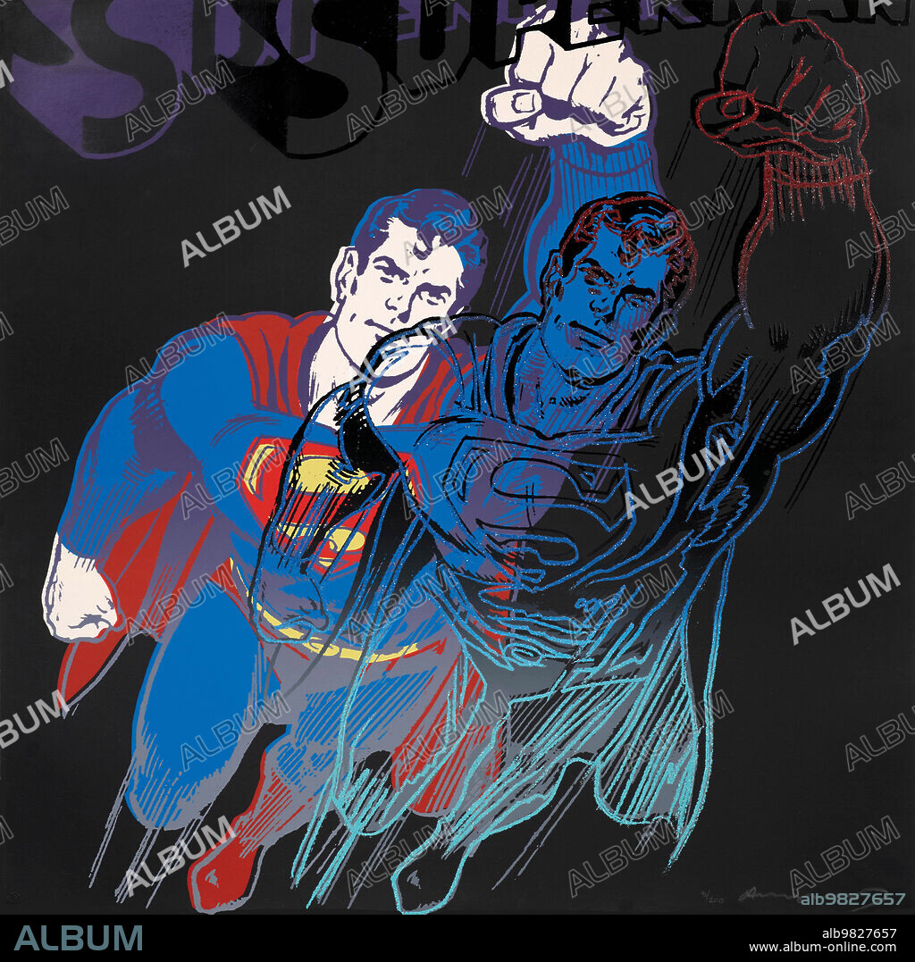 ANDY WARHOL. Superman.