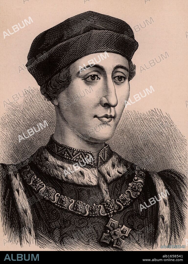 Henry VI (1421-71) king of England from 1422, only child of Henry V and Catherine of Valois. Last Plantagenet king of England his throne was usurped by Edward IV in 1461. Henry was murdered 21 May 1471. Wood engraving c1900.  (Photo by: Universal History Archive/UIG via Getty Images).