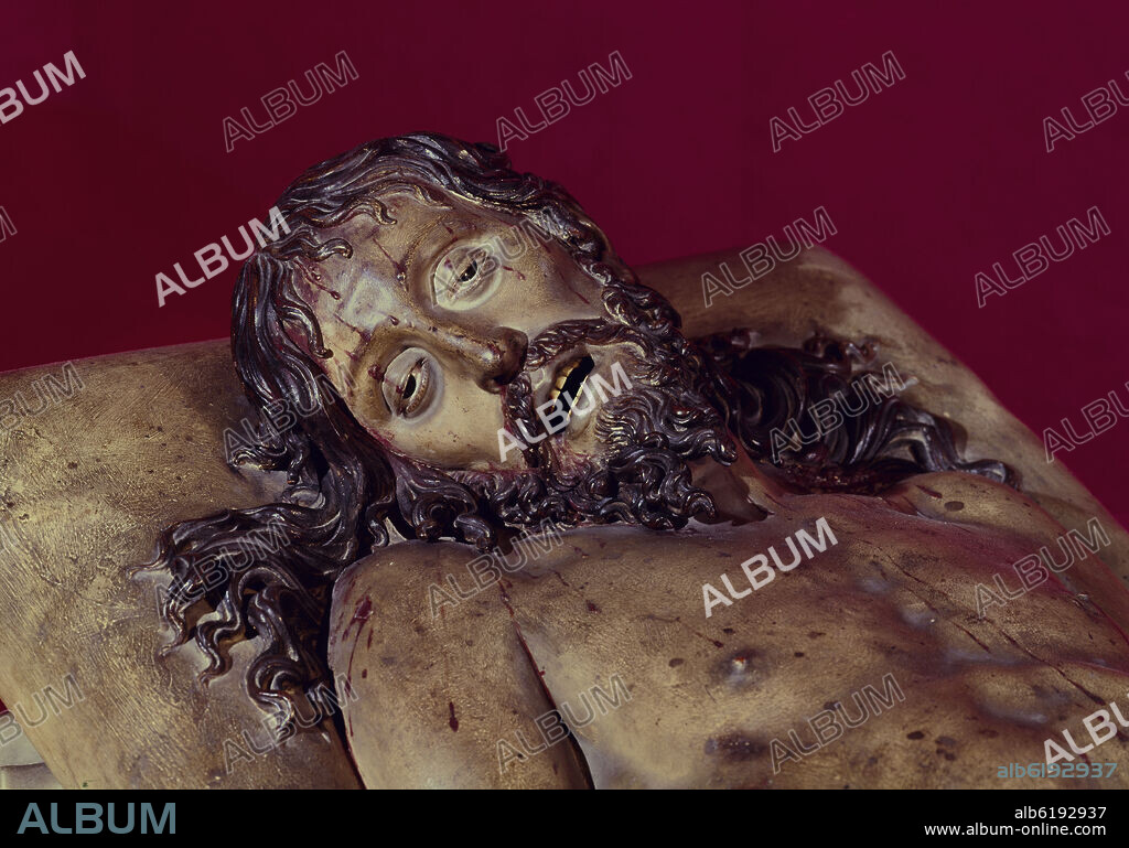 GREGORIO FERNANDEZ. CRISTO YACENTE - 1625-1630 - ESCULTURA BARROCA.