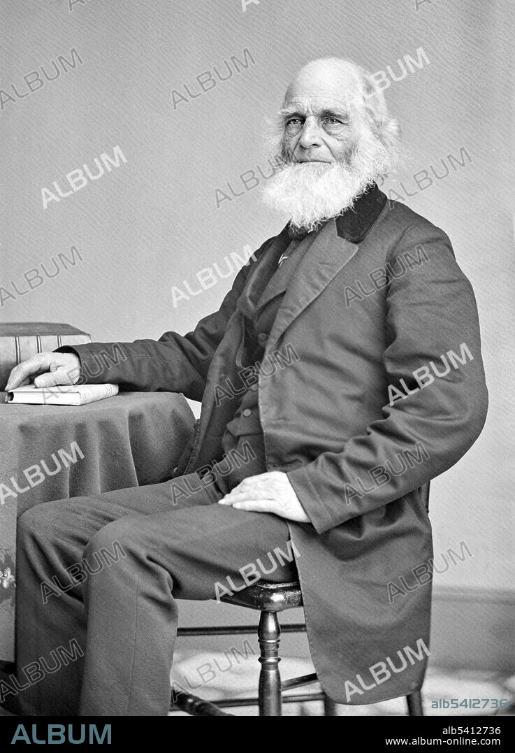 William Cullen Bryant (November 3, 1794 - June 12, 1878) was an American romantic poet, journalist, editor of the New York Post. He is also remembered as an authority on homeopathy and as a hymnist for the Unitarian Church. Mathew Brady Studio, circa 1860-70 (cropped and cleaned).