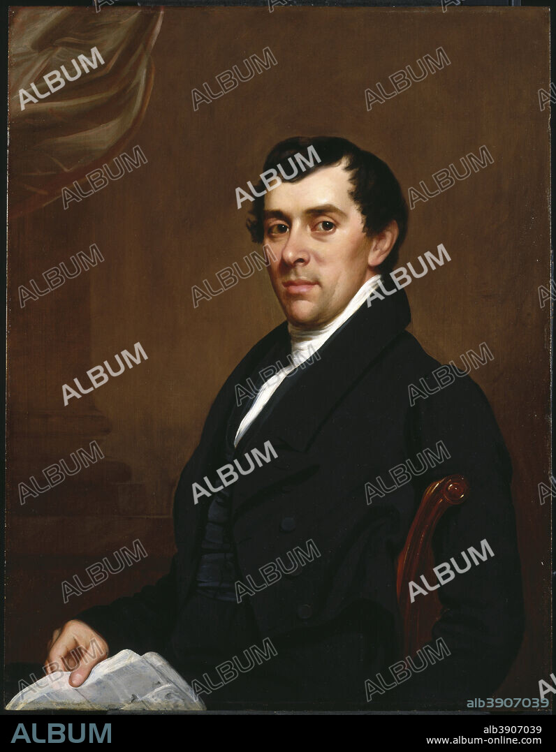 SAMUEL LOVETT WALDO. David Leavitt. Date/Period: Ca. 1820-1825. Painting. Oil on panel. Height: 83.9 cm (33 in); Width: 65 cm (25.5 in).