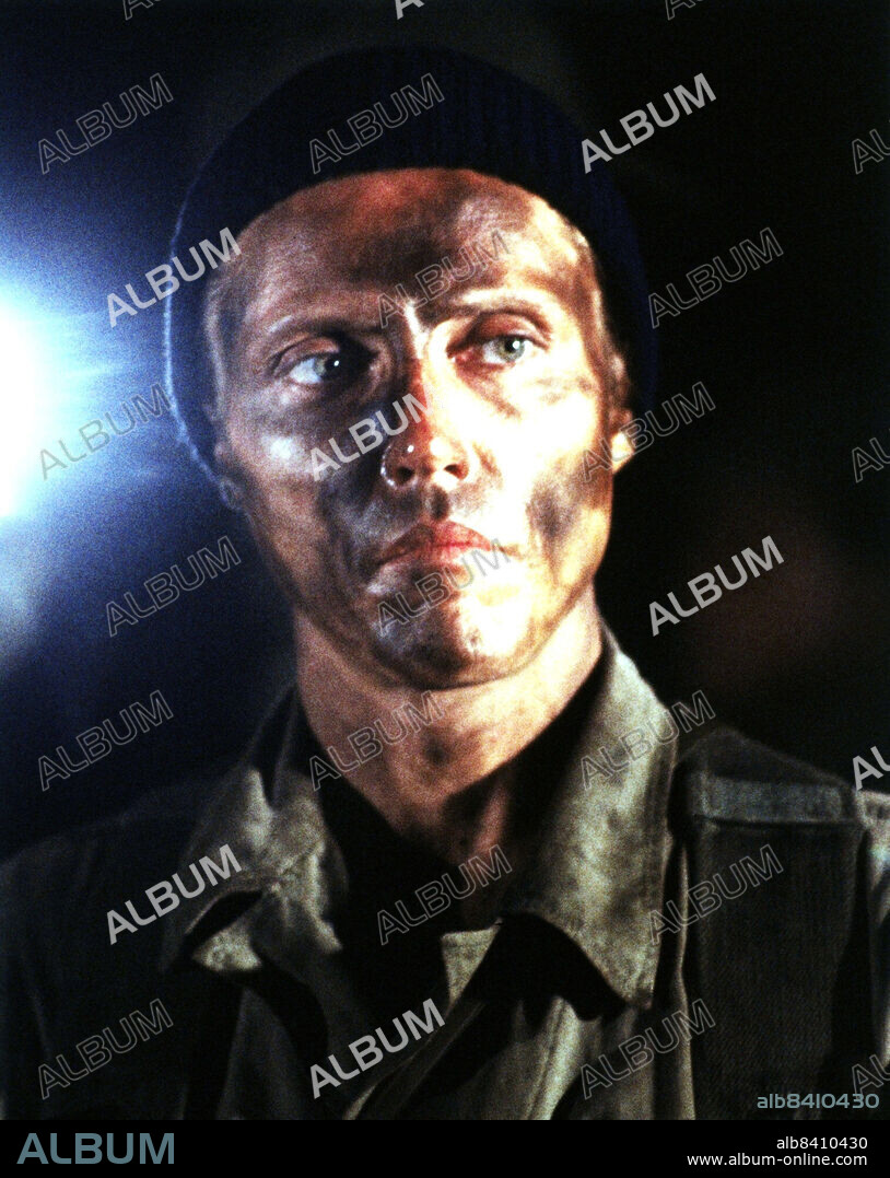 CHRISTOPHER WALKEN en LOS PERROS DE LA GUERRA, 1980 (THE DOGS OF WAR), dirigida por JOHN IRVIN. Copyright UNITED ARTISTS.