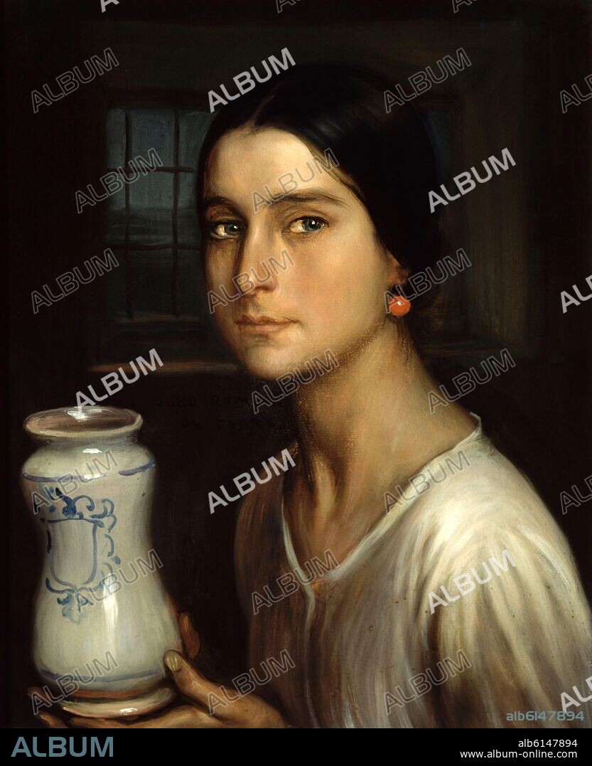 JULIO ROMERO DE TORRES. "LA NIÑA DE LA JARRA"-1928.