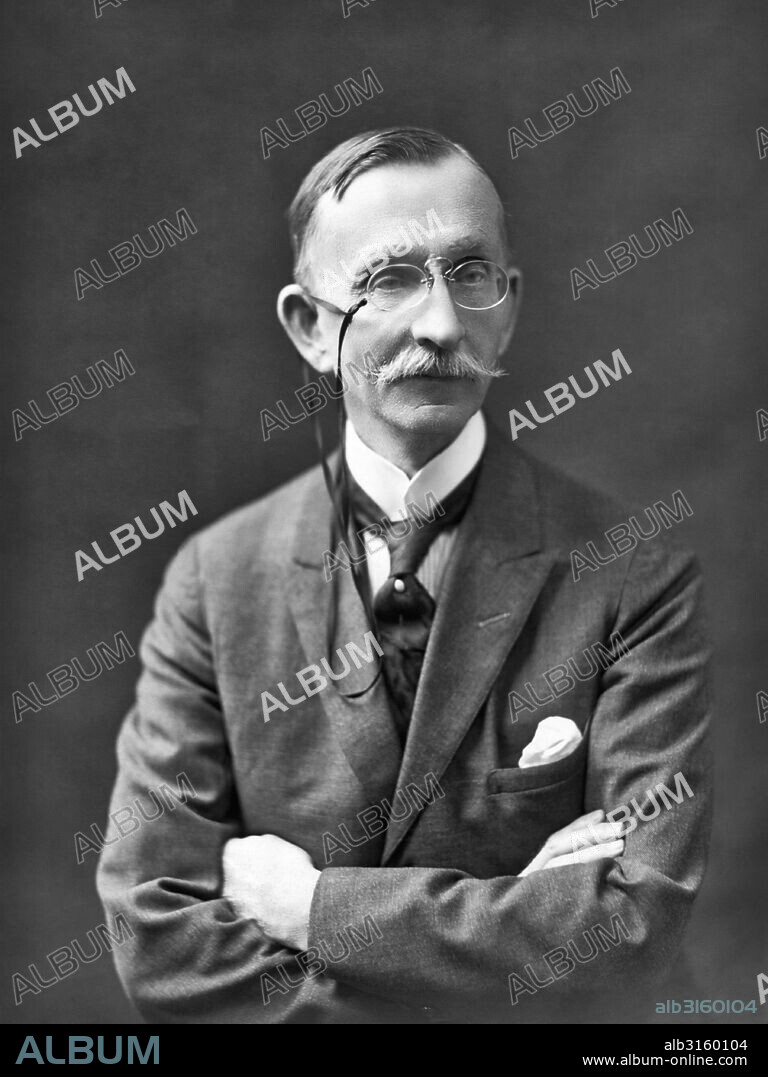 Paris, France: April 30, 1923 A portrait of Columbia University Architecture professor A.D.F. Hamlin, who has just started a lecture series at the Ecole interalliee des Hautes Etudes Sociales in Paris.
