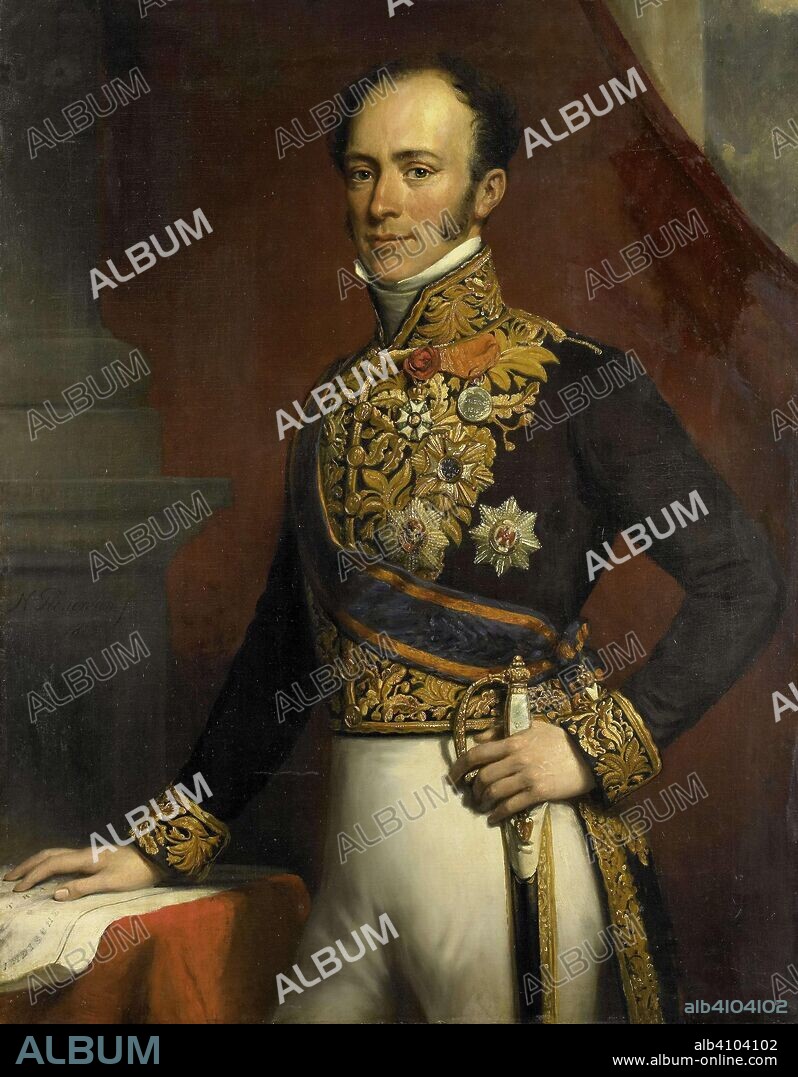 NICOLAAS PIENEMAN (mentioned on object). Portrait of Jan Jacob Rochussen, Governor-General of the Dutch East Indies. Dating: 1845. Measurements: h 119.5 cm × w 93 cm.