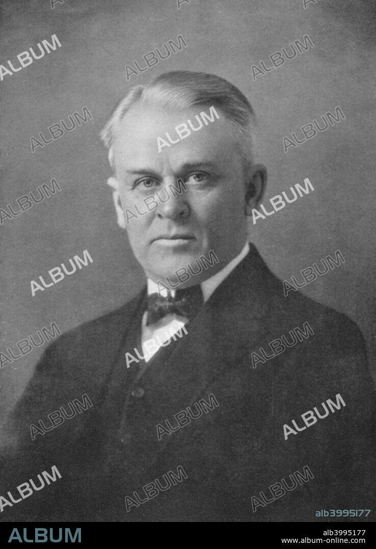 Robert Andrews Millikan, American physicist, 20th century. Millikan (1868-1953) was awarded the Nobel Prize for Physics in 1923 for his determination of the charge of the electron. In 1925 he coined the term 'cosmic rays'.