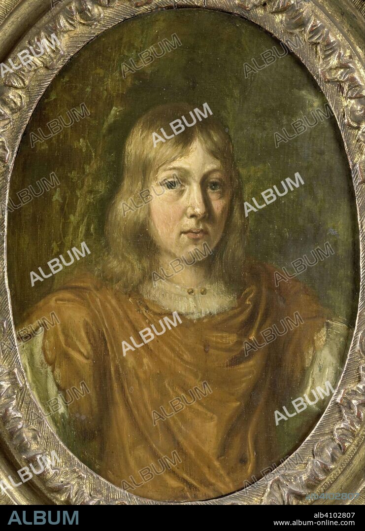 JAN VAN MIERIS. Portrait of a Young Man. Dating: 1680 - 1690. Measurements: h 14.3 cm × w 10.7 cm; h 25.5 cm × w 21 cm × d 2.5 cm.