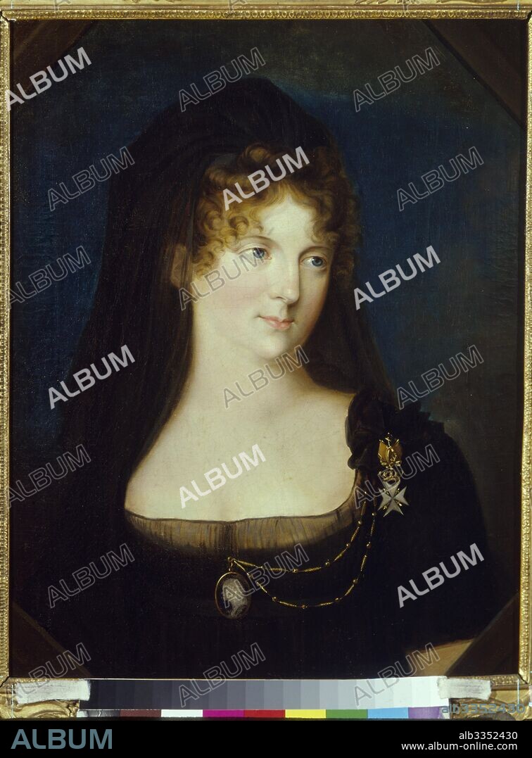 GERHARD VON KüGELGEN. Portrait of Empress Maria Feodorovna (Sophie Dorothea of Württemberg) (1759-1828).
