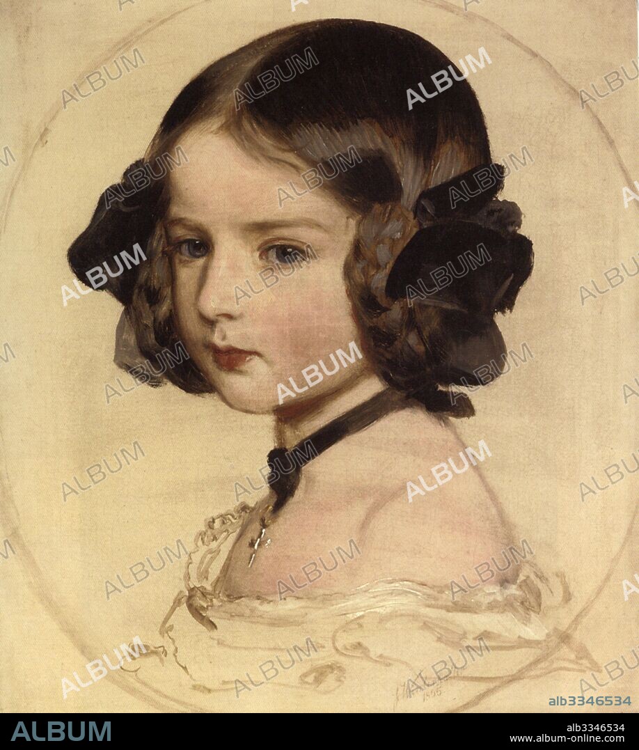 FRANZ XAVIER WINTERHALTER. Princess Clotilde of Saxe-Coburg and Gotha (1846-1927).