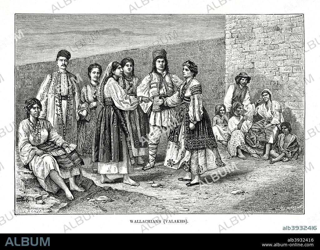 Wallachians, 1879. Wallachia formed a Romanian principality in eastern Europe from the late Middle Ages until the mid-19th century. Its name is derived from the Vlachs, another name for Romanians.