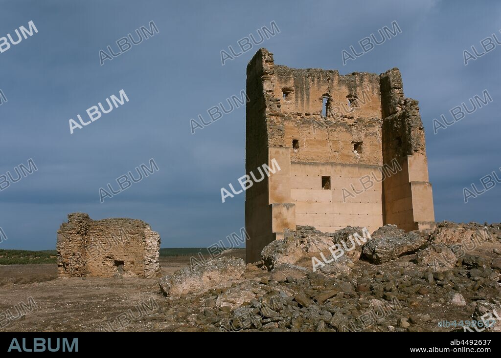 Roman Iberian city of Castulo, Castle of Santa Eufemia, Linares, Jaen province, Region of Andalusia, Spain, Europe.