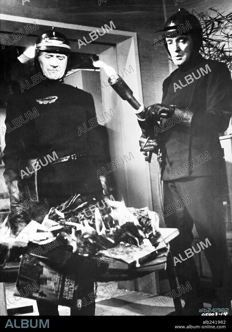 OSKAR WERNER in FAHRENHEIT 451, 1966, unter der Regie von FRANCOIS TRUFFAUT. Copyright ANGLO ENTERPRISE-VINEYARD-RANK/UNIVERSAL.