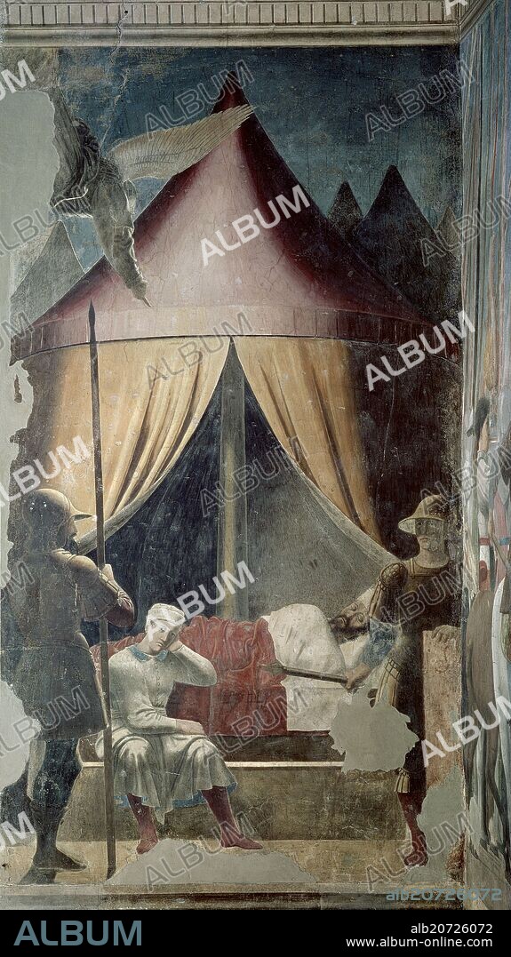 PIERO DELLA FRANCESCA (1420/92). VISION NOCTURNA DE CONSTANTINO.