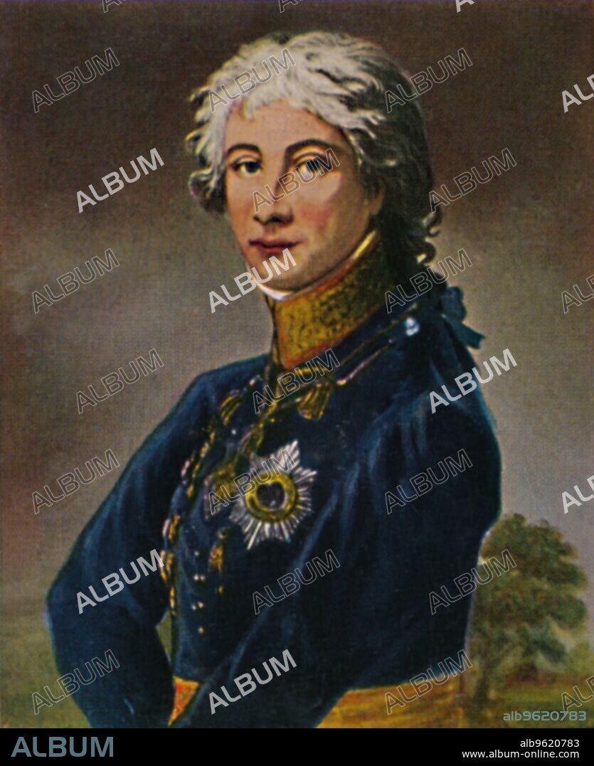 'Prinz Louis Ferdinand von Preußen', 1934. Prince Louis Ferdinand of Prussia (1772-1806), Prussian prince and a soldier in the Napoleonic Wars.From "Die Großen der Weltgeschichte". [Eckstein-Halpaus, Dresden, 1934].