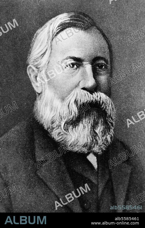 Engels, Friedrich. 28.11.1820 Barmen - 5.8.1895 London Politiker und Publizist. Foto.