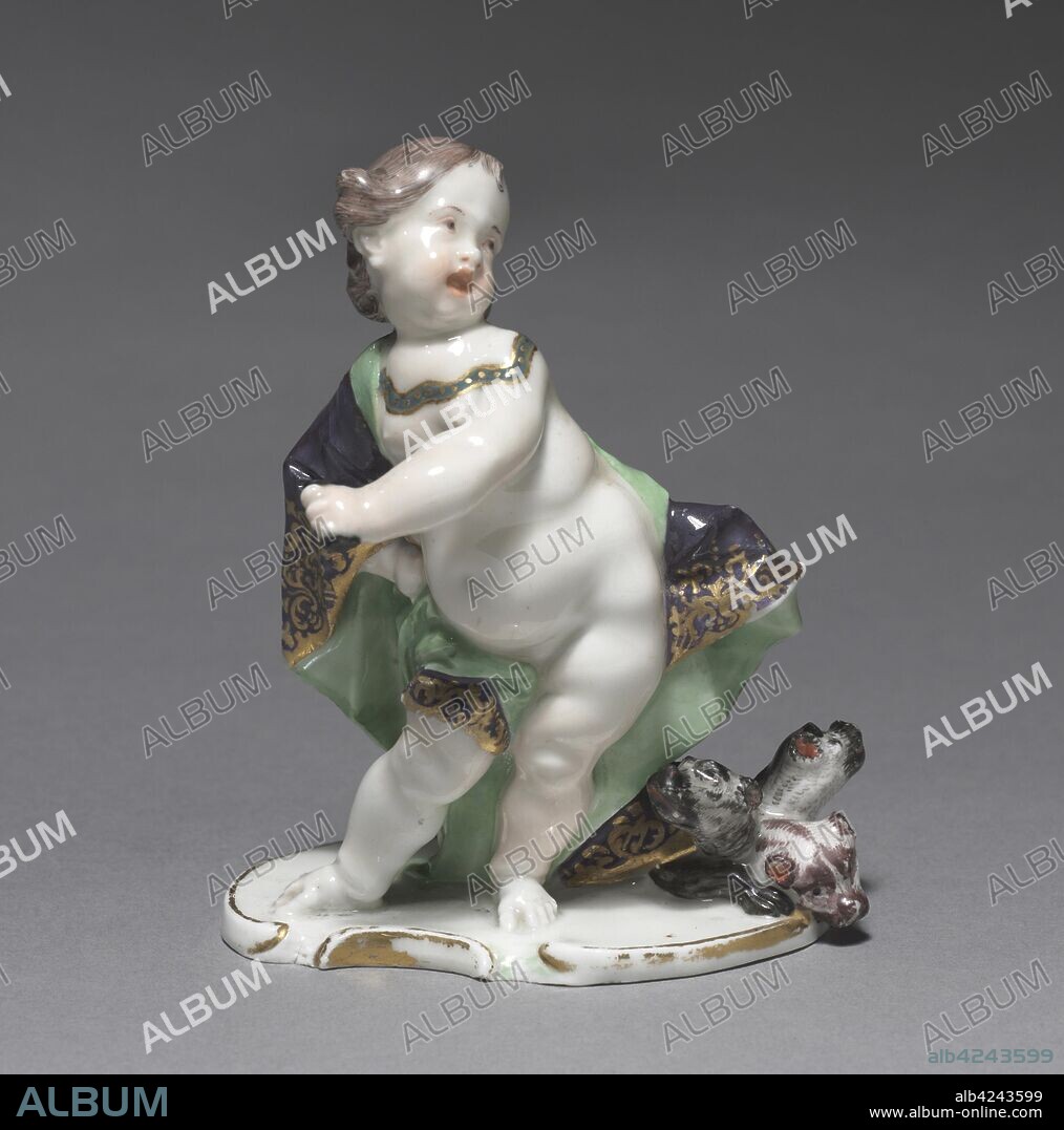 Pluto, c. 1760. Nymphenburg Porcelain Factory (German, founded 1747), Franz Anton Bustelli (Swiss, 1723-1763). Porcelain with enamel and gilt decoration; overall: 10.2 x 8.3 cm (4 x 3 1/4 in.).