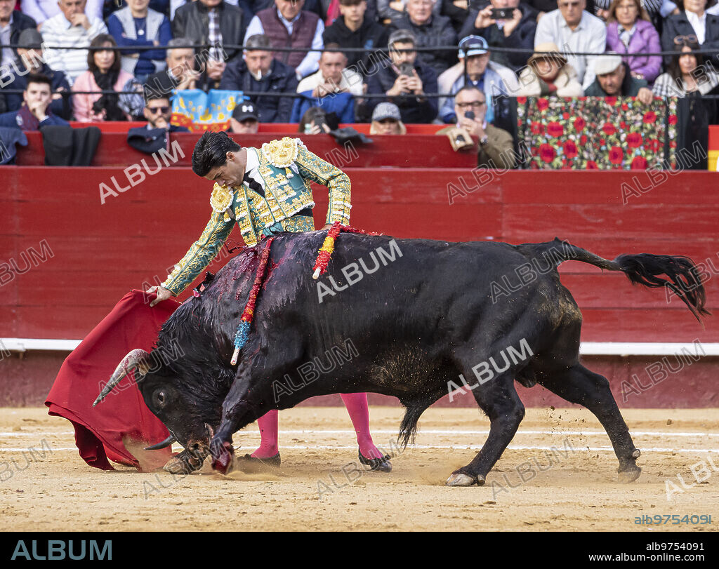 Valencia, 03/17/2023. Pablo aguado at the Valencia Fallas Fair. Photo: Mikel Ponce. Archdc.