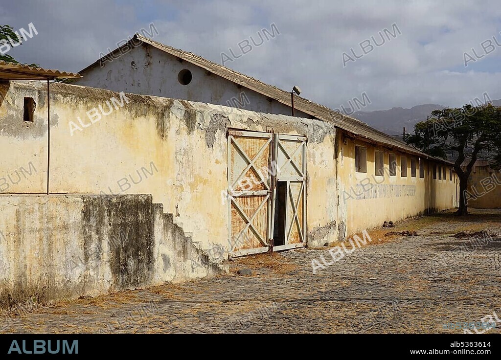 Prisoners' accommodation, Tarrafal concentration camp, Santiago Island, Republic of Cape Verde.