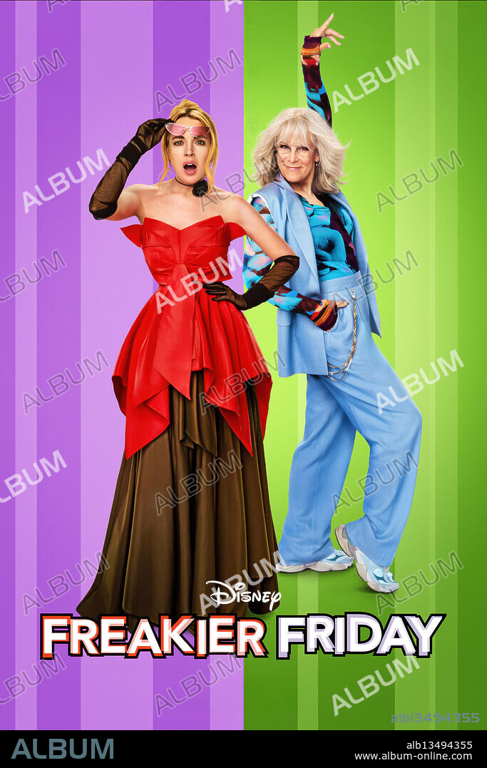 JAMIE LEE CURTIS y LINDSAY LOHAN en PONTE EN MI LUGAR DE NUEVO, 2025 (FREAKIER FRIDAY), dirigida por NISHA GANATRA. Copyright WALT DISNEY PICTURES.