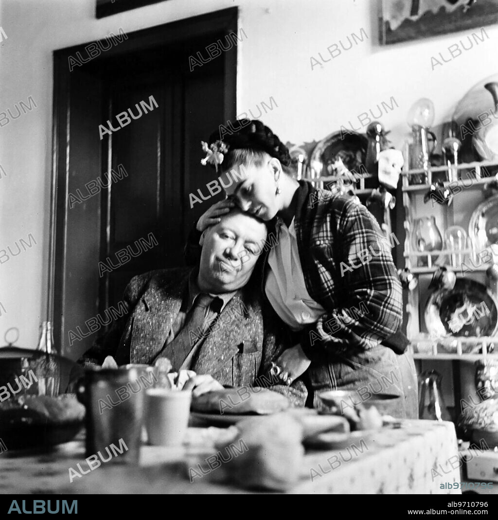 DIEGO RIVERA and FRIDA KAHLO in BECOMING FRIDA KAHLO, 2022, directed by LOUISE LOCKWOOD. Copyright Rogan Production / BBC.