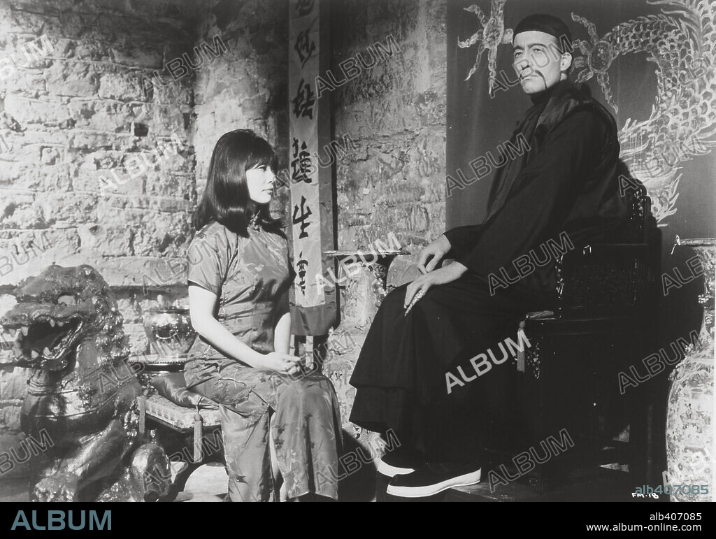 CHRISTOPHER LEE in THE FACE OF FU MANCHU, 1965. Copyright HAMMER.