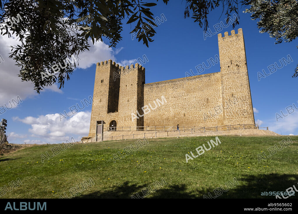 Sadaba Castle, 12th to 13th century, Sadaba, Cinco Villas, Aragon, Spain.