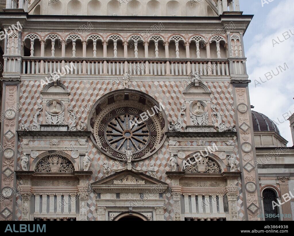 BERGAMO, CAPILLA COLLEONI.  ARTE RENACENTISTA.