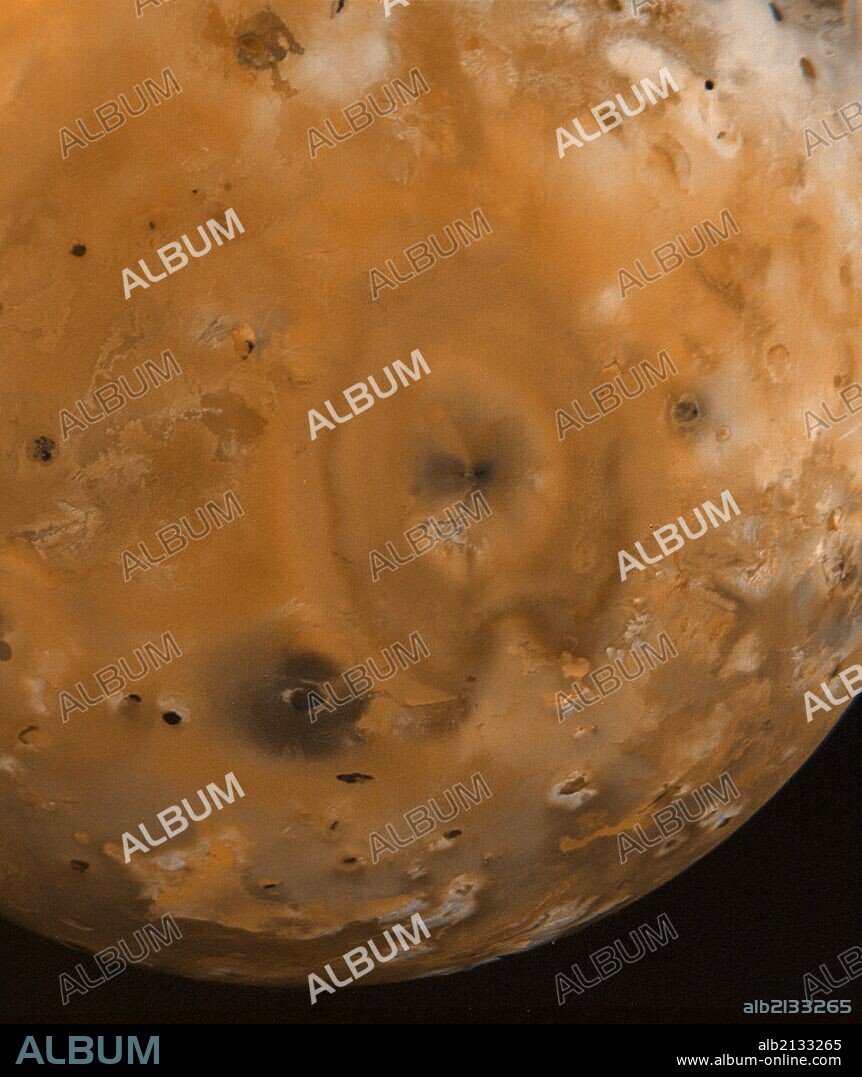 This picture of Io, the innermost Galilean satellite, was taken by Voyager 1 on the morning of March 5, 1979. (Photo by: Universal History Archive/UIG via Getty Images).