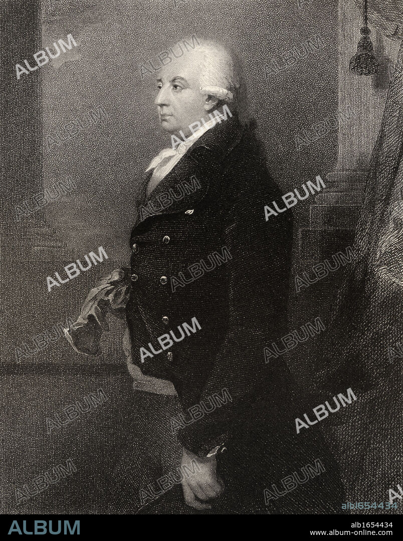 John Ker 3rd Duke of Roxburghe Marquis of Cessford and Beaumont Earl Ker of Wakefield 1740 to 1804 Scottish nobleman and bibliophile Engraved by E C Wagstaff after W Hamilton From the book National Portrait Gallery volume IV published c 1835.