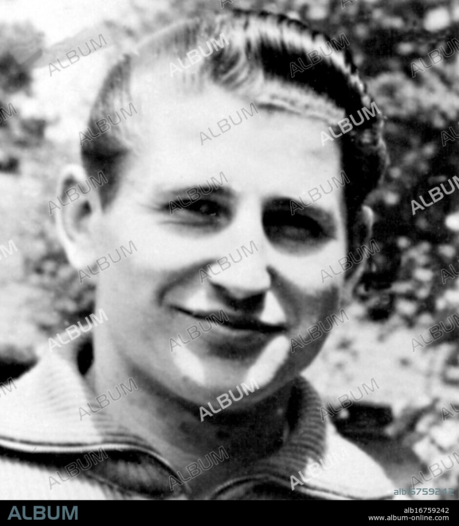 Helmut Rahn , West German World Cup player. 3rd June 1954.