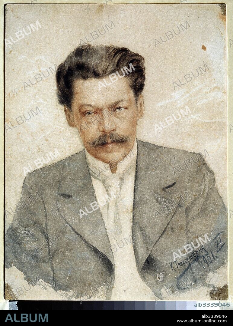 KARL TAVASTJERNA. Portrait of the Composer Anton Arensky (1861-1906).